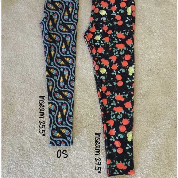 New Lularoe Leggings Aztec purple print - Picture 6 of 7